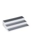 Suport organizator pentru condimente cu 3 niveluri, Kopenpal, plastic, alb/gri, 36,5x24x8,5 cm, Oem