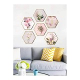 Cumpara ieftin Sticker Perete Autocolant Rame Flori 80x88cm - 26967