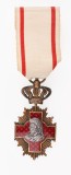 Crucea &bdquo;Meritul Sanitar&rdquo; 1913, model 1, clasa 3a, gravor RESCH