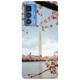 Husa compatibila cu Motorola Edge 20 Lite model Cherry Blossom in Washington, Silicon, TPU, Viceversa