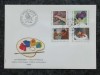 Elvetia 1986 - picturi, serie pe FDC