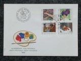 Elvetia 1986 - picturi, serie pe FDC
