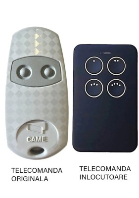 Telecomanda inlocuitoare poarta garaj 2 butoane cod fix frecventa 862.35MHz Came Top 862EE compatibila cu originalul (807) foto