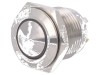 Comutator anti-vandalism SPST-NO 2A/36VDC IP65 albă
