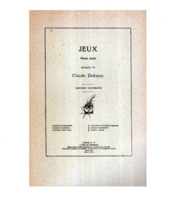 - Jeux - Poeme danse - Musique de Claude Debussy - Partition d&amp;#039; foto