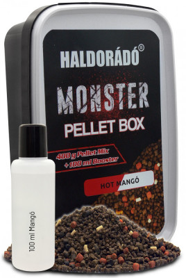 Haldorado - Micropeleti Monster Pellet Box 400g - Mango picant foto