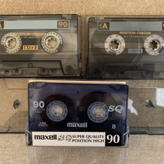 Lot 3 Casete MAXELL SQ si Sony CrO2 - Inregistrate o singura data - 39