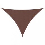 Cumpara ieftin Parasolar, maro, 5x5x6 m, tesatura oxford, triunghiular