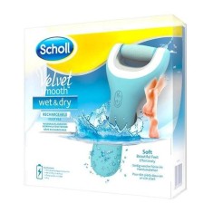 Pila electronica reincarcabila Scholl Velvet Smooth Wet &amp;amp; Dry foto
