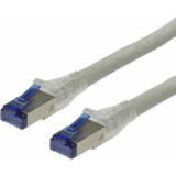 Cablu de retea S/ FTP (PiMF) Cat.6A fir solid LSOH gri 90m, Roline 21.15.0879