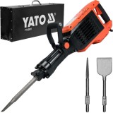 Yato YT-82001 - Demolator hexagonal 1600 W 65 J valiza speciala + Dalta hexagonala lata 125x450 mm hexagon 30 mm + Spit hexagonal 410 mm hexagon 30 mm