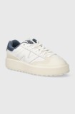 New Balance sneakers din piele CT302VA culoarea alb, CT302VA