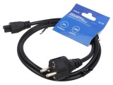Cablu Alimentare 1.2m 3x0.75mm2 CEE 7/7 la IEC C5