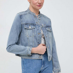 Armani Exchange geaca jeans femei, de tranzitie