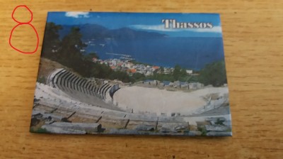 M3 C1 - Magnet frigider - tematica turism - Grecia - 8 foto