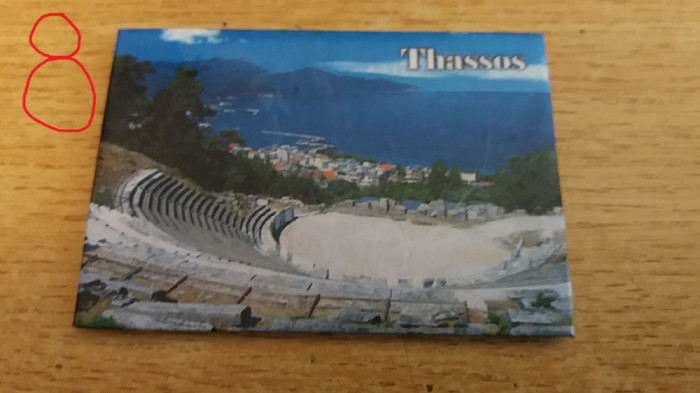 M3 C1 - Magnet frigider - tematica turism - Grecia - 8