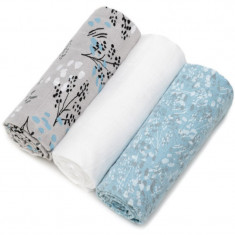 T-TOMI BIO Bamboo Diapers scutece textile Splashes 70x70 cm 3 buc