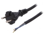 Cablu Electric 2x1,5mm2 4m Negru 16A