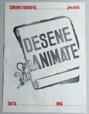 Afis de desene animate, cinema Animafilm si Romaniafilm anii 70-80, Epoca de Aur