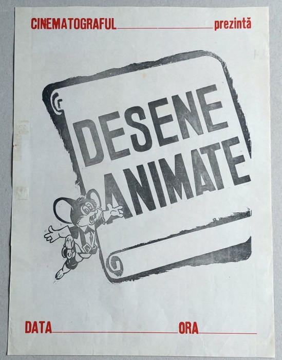 Afis de desene animate, cinema Animafilm si Romaniafilm anii 70-80, Epoca de Aur
