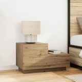 Cumpara ieftin Noptieră stejar artizanal 70 x 36 x 40.5 cm Lemn compozit