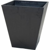 Ghiveci Mega Collections Ecostone Square Negru noir Plastic Reciclat 48 x 57 cm