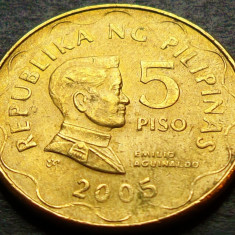 Moneda 5 PISO - FILIPINE, anul 2005 *cod 1336 A