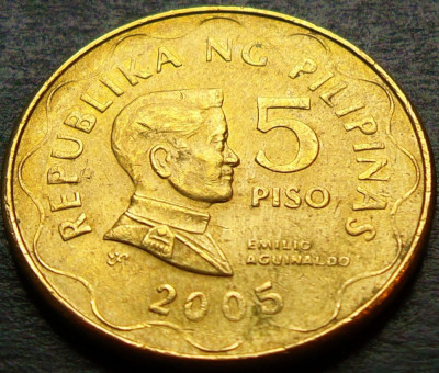 Moneda 5 PISO - FILIPINE, anul 2005 *cod 1336 A foto