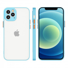 Husa de protectie telefon Hurtel pentru Xiaomi Redmi 9T, Translucida, Silicon, Albastru