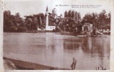 Bucuresti. Moscheia si lacul din Parcul Carol I (circulata 1928)