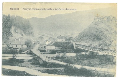 4607 - GHIMES, Bacau, bridge, Romania - old postcard - unused foto