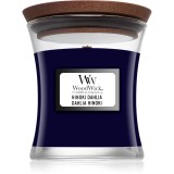 Woodwick Hinoki Dahlia lum&acirc;nare parfumată 85 g