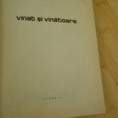 MIHAI BODEA--VANAT SI VANATOARE - 1964 intrebati de stoc DINAINTE DE COMANDA
