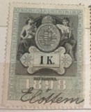 Timbre Austroungaria 1898 1 koroana