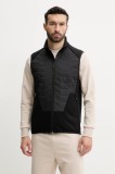 BOSS Green vesta barbati, culoarea negru, de tranzitie, 50531714