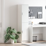 VidaXL Bufet Cabinet Alb Lemn prelucrat Moderat Bufet Cabinet