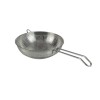 Strecuratoare Inox 22cm, Găuri Mici, M&acirc;ner Ergonomic, Profesională, Paste, Legume, Fructe, Ușor de Curățat
