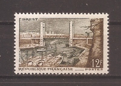 Franta 1957 - Portul Brest, MNH foto