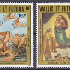 DB1 Wallis Et Futuna Craciun 1983 Raphael 2 v. MNH