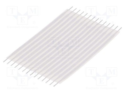 Conector cablu jumper flexibil TE Connectivity Flexstrip 14 pini 2,54mm 50,8mm foto
