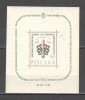 Polonia 1962 - Campionatul Mondial Schi Zakopane - Bloc MP.44 - Timbre Nestampilate