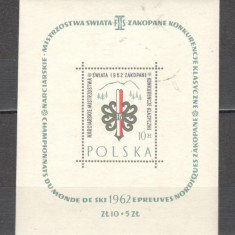 Polonia.1962 C.M de schi Zakopane-Bl. MP.44