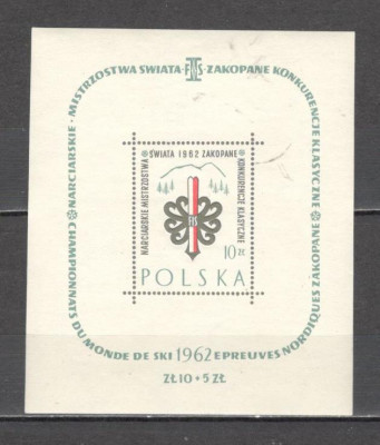 Polonia.1962 C.M de schi Zakopane-Bl. MP.44 foto