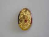 QW9 N2 54 - insigna - militar - 125 ani de la infiintarea armei transmisiuni, Romania de la 1950