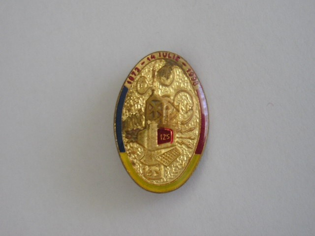 QW9 N2 54 - insigna - militar - 125 ani de la infiintarea armei transmisiuni