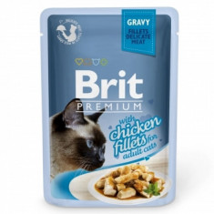 Brit Premium Cat Delicate Pui in Sos 85 g