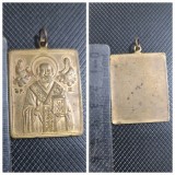 Iconita din Bronz Sf. Nicolae.