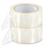 Cumpara ieftin Set 2 benzi adezive transparente 48 mm x 90 m pentru ambalar