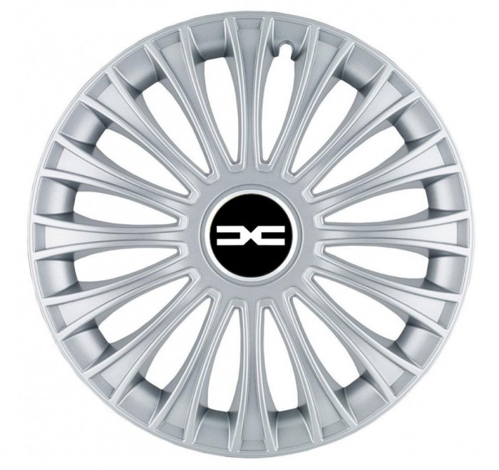 Set 4 capace roti pentru Dacia Nou, model Dino Gray, R14