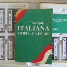 INVATATI ITALIANA SIMPLU SI REPEDE - MANUAL CU CASETE